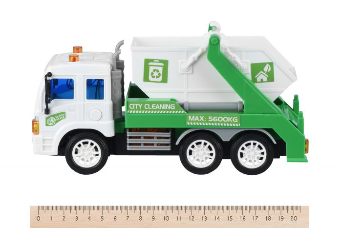 Машинка на р/к Same Toy CITY Вантажівка з контейнером зелений 1640Ut