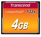Карта пам'яті Transcend CompactFlash   4GB 133X