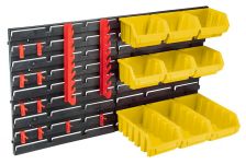 Панель для майстерні TOPEX, панель 2шт. х 350x380 мм, 9 лотків, 10 захватів, 2 ручки