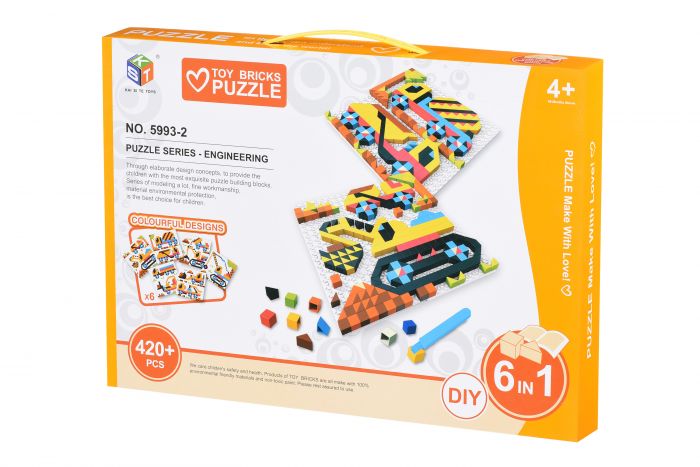 Пазл Same Toy Мозаїка Colour ful designs 420 ел. 5993-2Ut