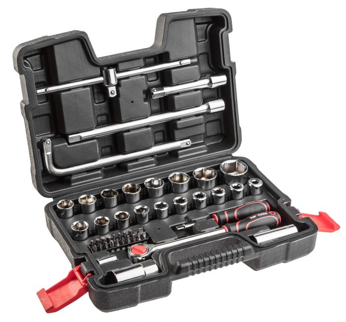 Набiр торцевих головок Top Tools 1/4 ", 1/2", 47шт.