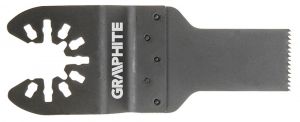 Полотно пиляльне для багатофункціонального інструменту GRAPHITE, HCS, по дереву, ширина леза 20 мм.