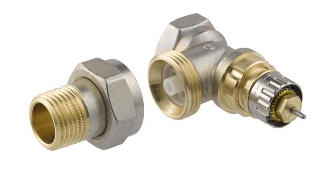 Клапан термостатичний Danfoss RA-N, DN 15, вх. 1/2" - вих. 1/2", кутовий