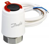 Термоелектричний привод Danfoss TWA-K, NC, 24V, M30x1.5, довжина кабелю 0.95м