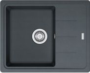 Кухонна мийка Franke BASIS BFG 611-62 Фраграніт/620х500х200/Графіт
