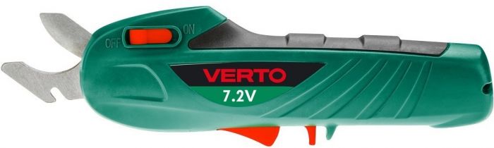 Секатор Verto, акумуляторний, Li-Ion 7.2В, 1.3Ач, діаметр різання до 16мм