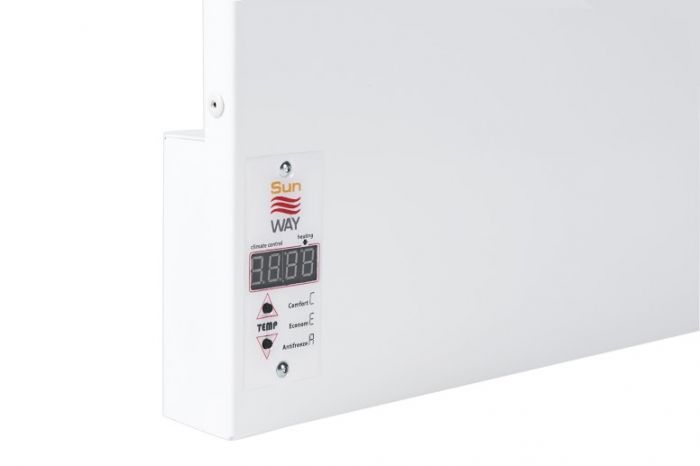 Металева електронагрівальна панель з терморегулятором Sun Way SWRE-1000