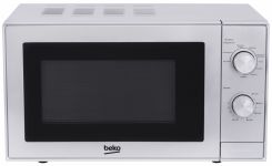 Мікрохвильова піч з грилем Beko MGC20100S - 20л./700Вт + 800Вт гриль/механіка/срібло