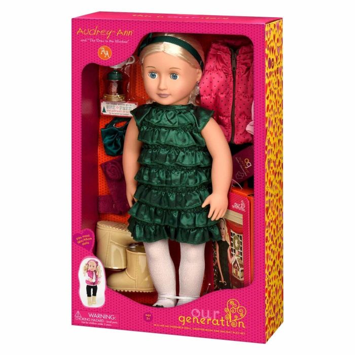 Лялька Our Generation DELUXE Одрі-Енн з книгою 46 см BD31013ATZ