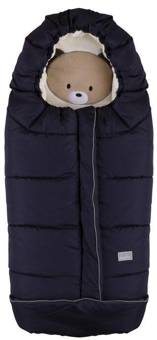 Зимовий конверт NUVITA 9605 СUCCIOLI JUNIOR синій/ведмежа/бежевий