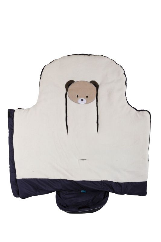 Зимовий конверт NUVITA 9605 СUCCIOLI JUNIOR синій/ведмежа/бежевий
