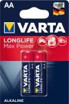 Батарейка VARTA LONGLIFE MAX POWER   BLI 2 ALKALINE