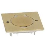 Розетка Legrand для підлоги кругла MOSAIC бронзова