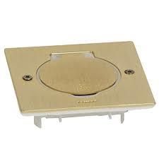 Розетка Legrand для підлоги кругла MOSAIC бронзова