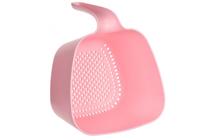 Сито-друшляк Ardesto Fresh, рожевий, пластик
