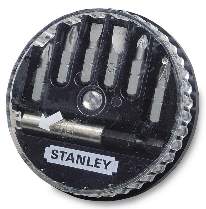 Набір біт Stanley, з магнітним утримувачем, 1/4", 7 од.