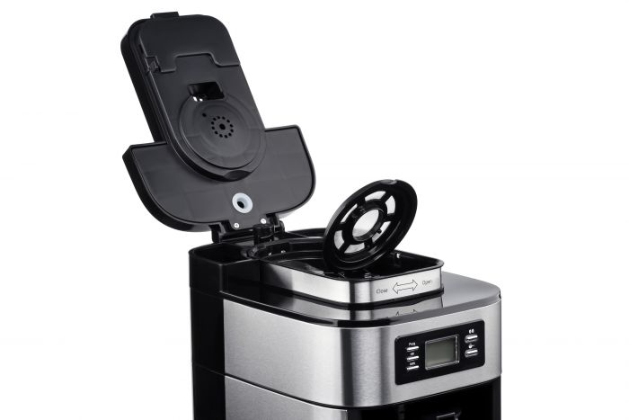 Кавоварка Ardesto YCM-D1200 - крапельна/ 1.2 л/ дисплей/ вбуд. кавомолка