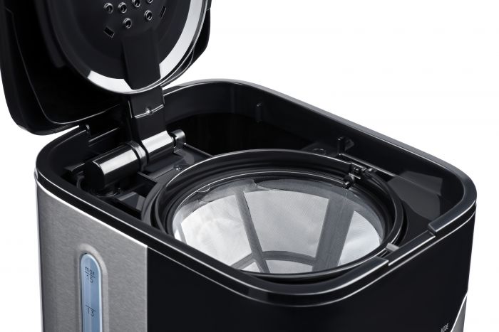 Кавоварка Ardesto FCM-D3100 - 900Вт/крапельна/1.5л/ дисплей/таймер/рег. міцності/ метал+чорн.