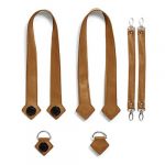 Набір (ручки, фіксатори, ремені на коляску) еко-шкіра MyMia NU-PGBG0020-8803 коричневий