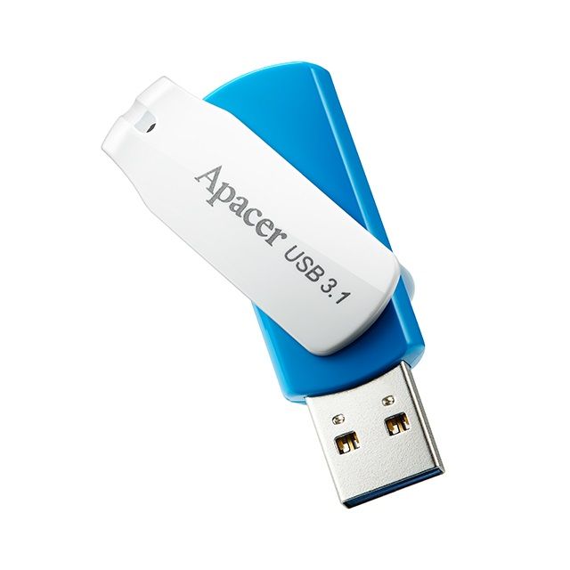 Накопичувач Apacer  32GB USB 3.1 Type-A AH357 Blue/White