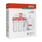 Комплект картриджів Бриз ГАРАНТ Оптима (поліпропілен + 2 гранульованих вугілля з серебром)