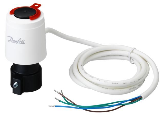 Термоелектричний привод Danfoss TWA-A NC/S, RA, 24V, довжина кабелю 0.95м