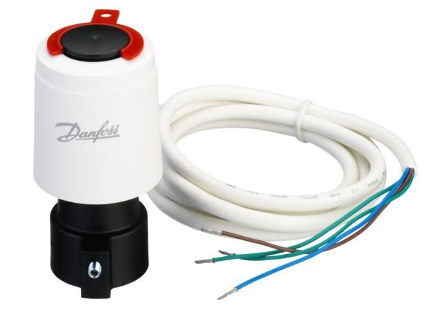 Термоелектричний привод Danfoss TWA-A NC/S, RA, 24V, довжина кабелю 0.95м