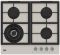 Вбудовувана газова варильна поверхня Beko HILW64225SG- Ш 60см./3 + WOK/чавунні решітки/сірий