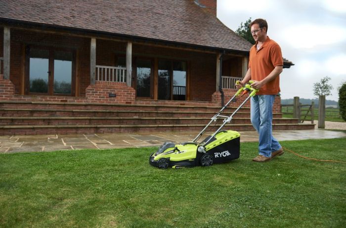 Ryobi Газонокосарка RLM15E36H електрична, 1500Вт, 36см, EasyEdge, 20-70 мм, 45л