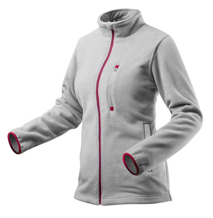 Кофта флісова робоча NEO "Woman Line", жіноча, розмір S (36), 300 г/м2, на блискавці, 3 кишені на блискавці, сіра