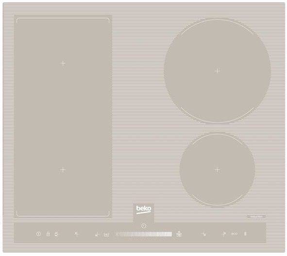 Вбудовувана індукційна поверхня Beko HII64500FHTG - Ш-60см./4 зони/зона розширения/слайдер/беж