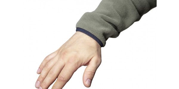 Кофта робоча NEO флісова CAMO, розмір S (48), 300 г/м2, посилення з тканини Oxford, на блискавці, оливковий