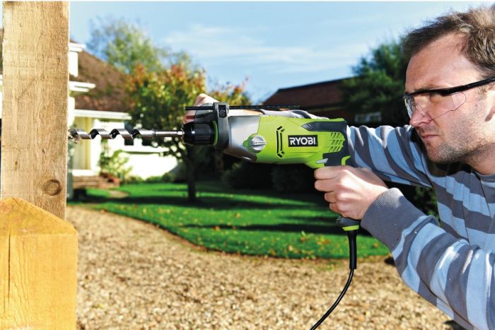 Ryobi Дриль ударний RPD1200-K, 1200 Вт, 2 шв., 13мм БЗП, LED 3.2кг
