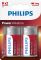 Батарейка Philips Power Alkaline лужна DLR20) блістер, 2 шт