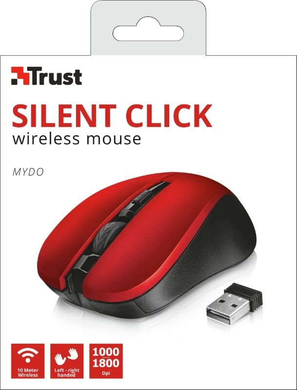 Миша Trust MYDO SILENT WL RED