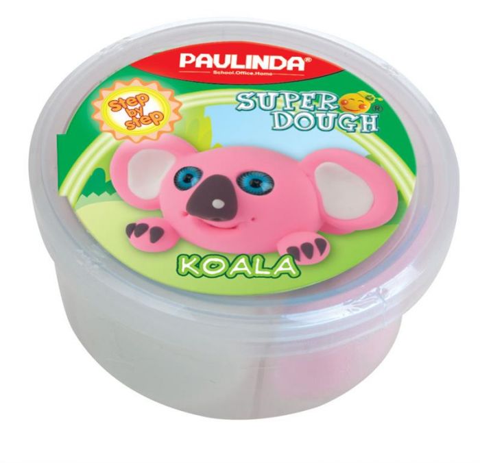 Маса для ліплення Paulinda Super dough 40г Коала PL-081394-10