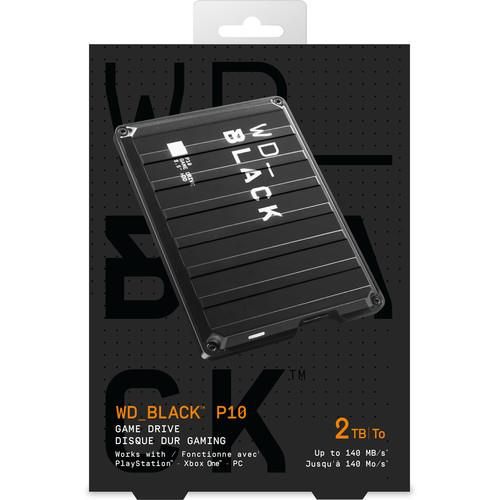 Портативний жорсткий диск WD 2TB USB 3.1 WD BLACK P10 Game Drive