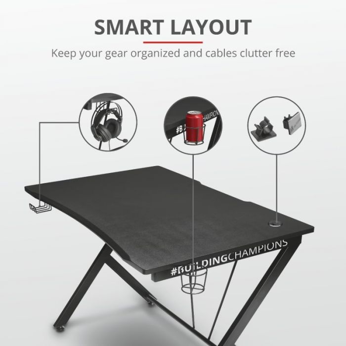 Стіл Trust GXT711 DOMINUS DESK BLACK