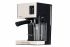 Кавоварка Ardesto ECM-EM14S - 1450Вт/ріжкова/ механіка+електроніка/ резервуар 1,4л/чорний+крем