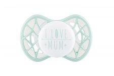 Пустушка ортодонтична Nuvita NV7064 Air55 Cool 0m+ "I LOVE MUM" м'ятна