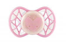 Пустушка симетрична NV7065 Air55 Cool 0m+ "серце" світиться у темряві, кольору "кашемірова роза"