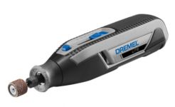 Шліфувально-гравірувальна машина Dremel 7760-15, акумуляторна, 3,6В, 2Ah, ЗП USB, 8000-25000об/хв, 15 насадок, 19,5см, 0.27кг
