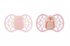 Пустушка Nuvita NV7067 Air55 Explorer симетрична 0m+, світиться у темряві (ведмідь, пінгвін) 2шт