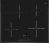 Варильна поверхня склокерамічна Bosch PIF651FB1E -індукція/60см/4конф/1 зона розширення/слайдер/чорний