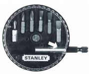 Набір біт Stanley, з магнітним утримувачем, 1/4", 7 од.