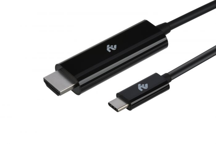 Кабель 2Е Type-C - HDMI (AM/AM), black, 1.8m