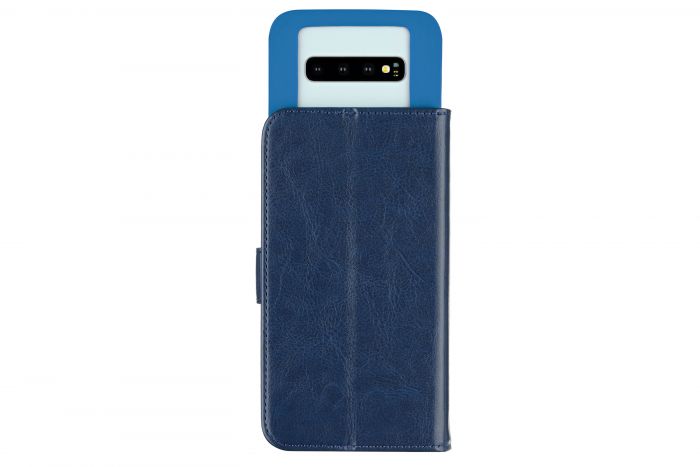 Чохол 2Е Basic для смартфонів 4.5-5`` (< 140*70*10 мм), ECO LEATHER, Navy