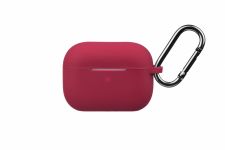 Чохол 2Е для Apple AirPods Pro, Pure Color Silicone (2.5mm) , Cherry red