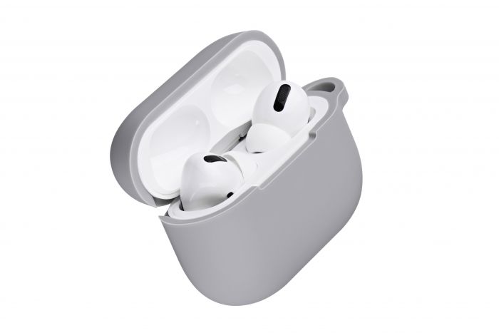 Чохол 2Е для Apple AirPods Pro, Pure Color Silicone (2.5mm) , Grey