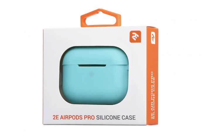 Чохол 2Е для Apple AirPods Pro, Pure Color Silicone (2.5mm) , Mint